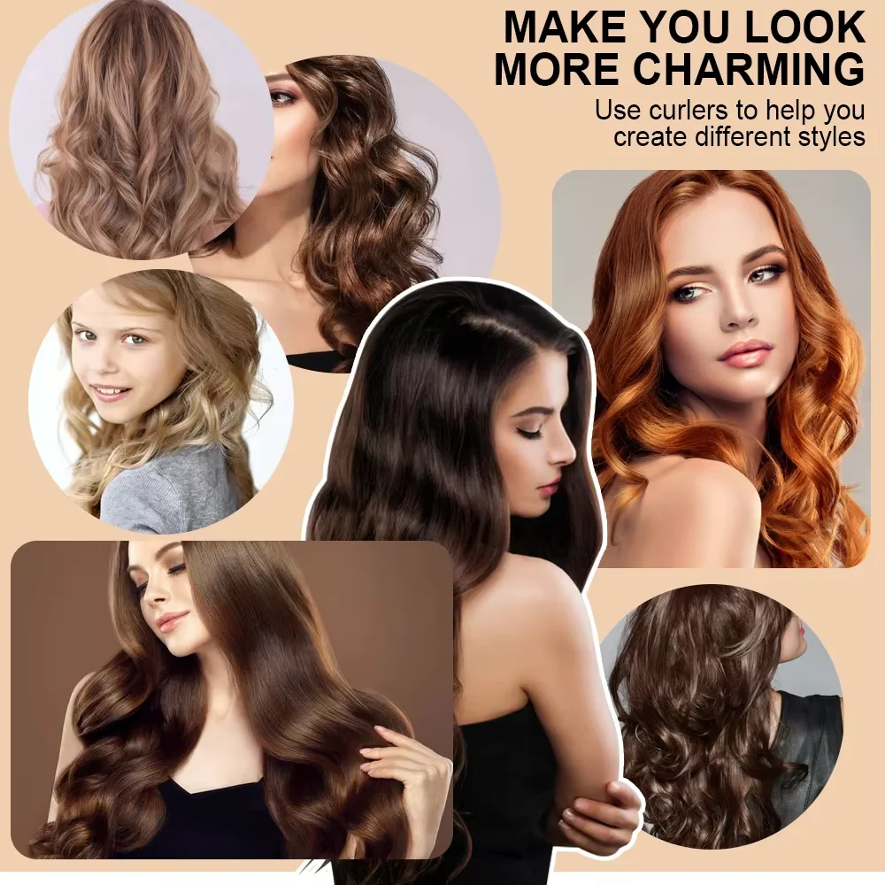 Huishoudelijke ionische keramische krultang tegen haaruitval, snel opwarmende krultang, stijltang met negatieve ionen, krulstang tegen haaruitval