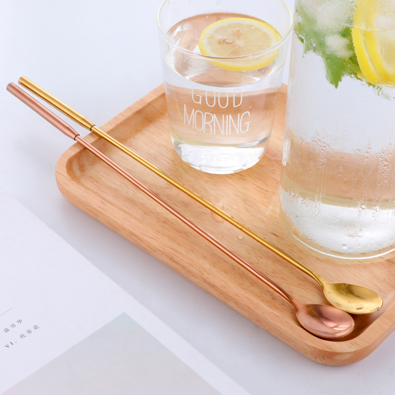 1 stk/sett kjøkken spisestue bar vintage stil visper skjeer gull cocktail 304 rustfritt stål 12 tommer blande cocktail shaker skjeer