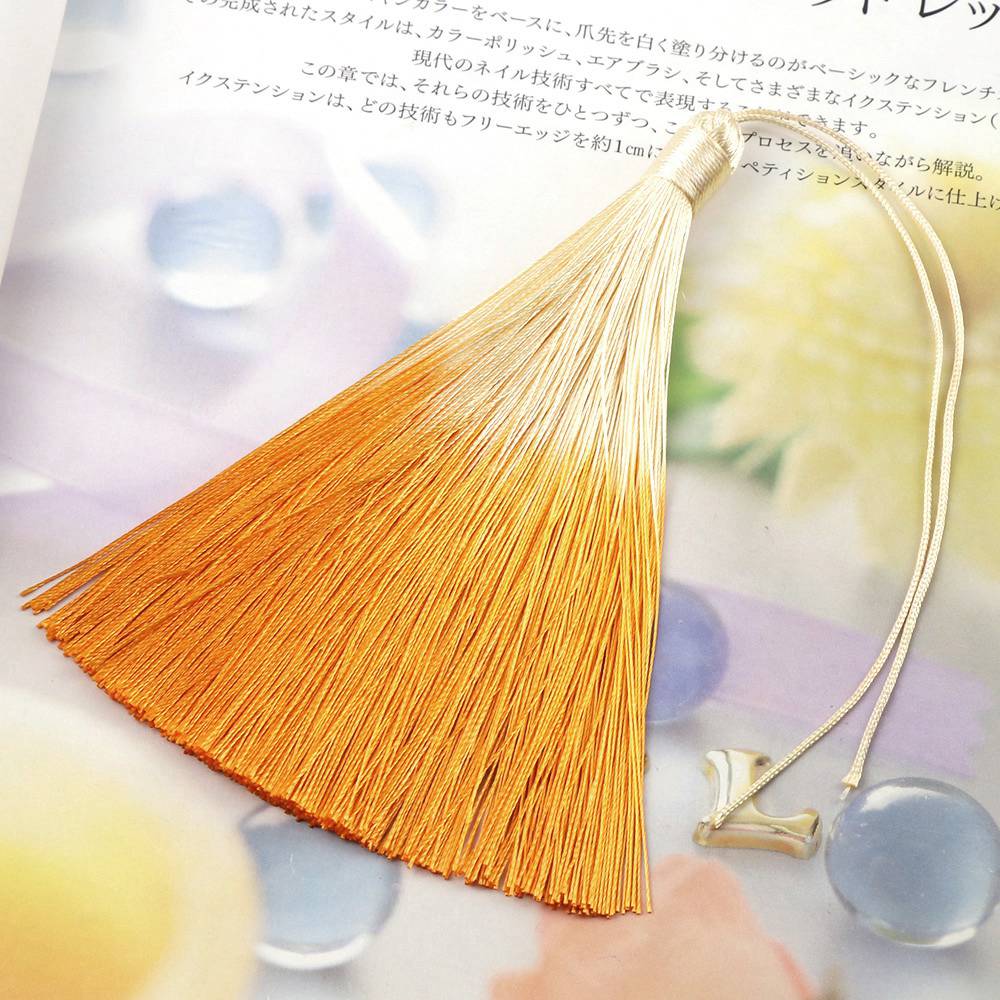 Boucles d'oreilles en Polyester à franges 13cm | 2 pièces, frange pour téléphone portable, bijoux à bricoler, chaîne porte-clés auto-même, boucle d'oreille, pendentif: 4