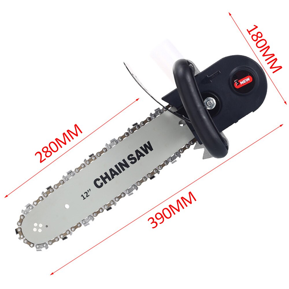 12 Inch Chainsaw Refit Conversion Kit Chainsaw Bracket Set Change Angle Grinder into Chain Saw Woodworking Power Tool