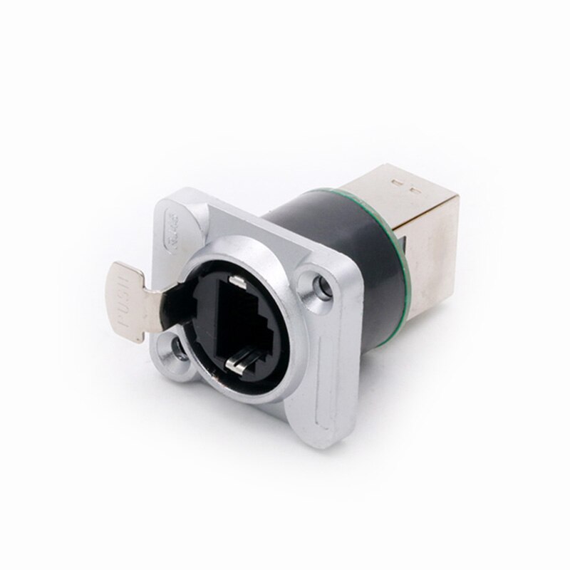 1pc rj45 skjermede nettverkskontakter 8 p 8c hun-panelmonterte stikkontakter  rj45 ethernet-kontakter, vanlig og rettvinklet stil til alternativer