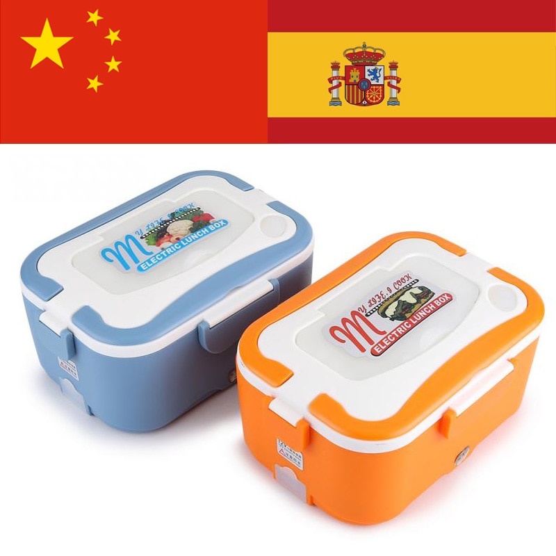 1.5L Portable Electric Lunch Box One-piece Separated Office School Bento Lunchbox Kids Heated Lunch Box Food Container Warmer