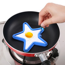Silicone Fried Egg Pancake Ring Omelette Fried Eggs Star Shaped Eggs Mould For Cooking Gadgets For Kitchen