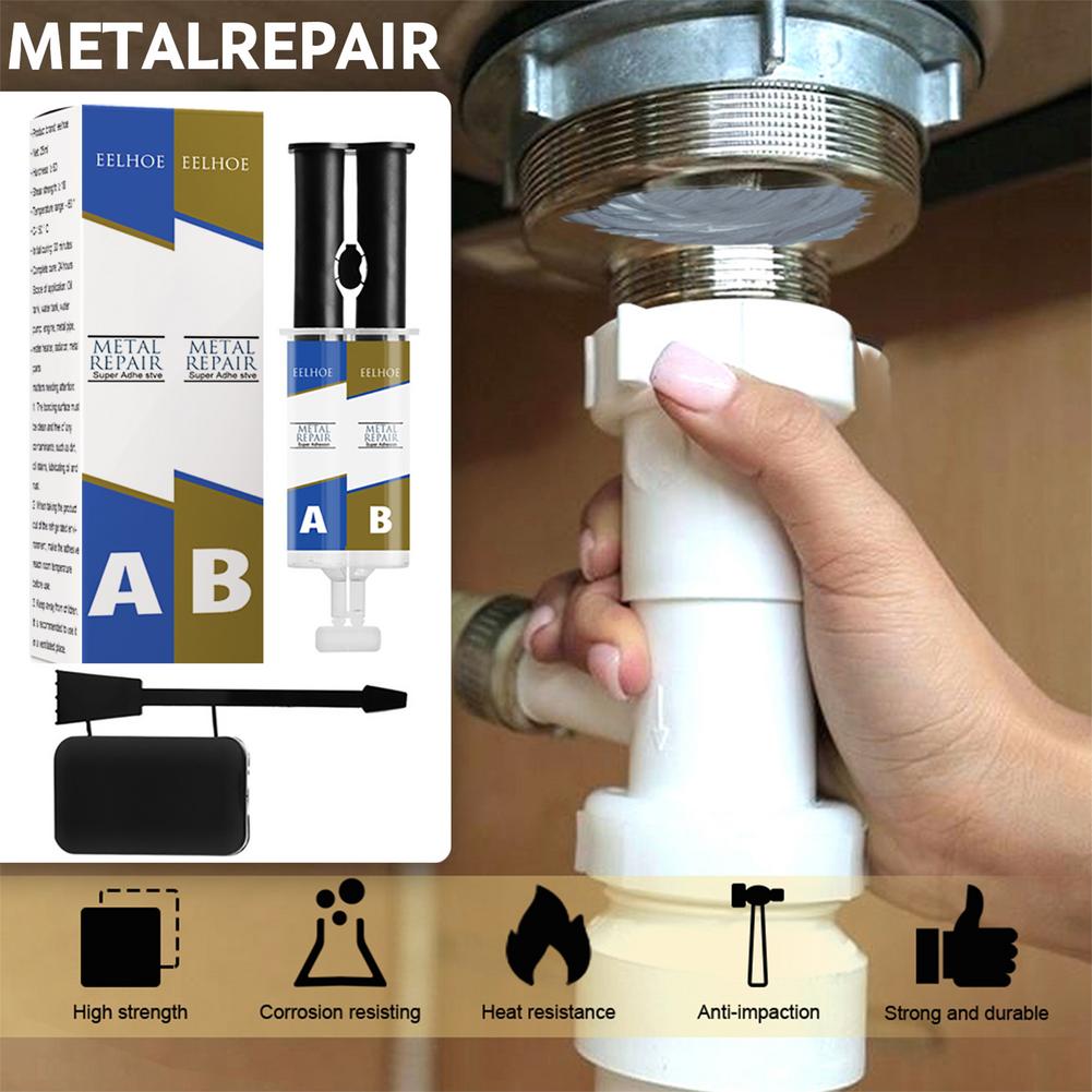1PC Permanent Metal Repair Paste Set 50 Industrial Repair Paste Glue Heat Resistance Cold Weld Metal Repair Paste Original