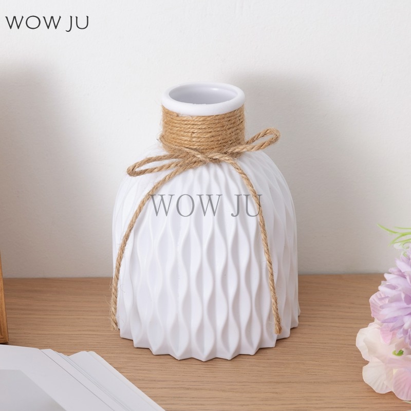 Plastic Vazen Woondecoratie Anti-Keramische Vazen Europese Bruiloft Moderne Decoraties Onbreekbaar Creatieve Eenvoud