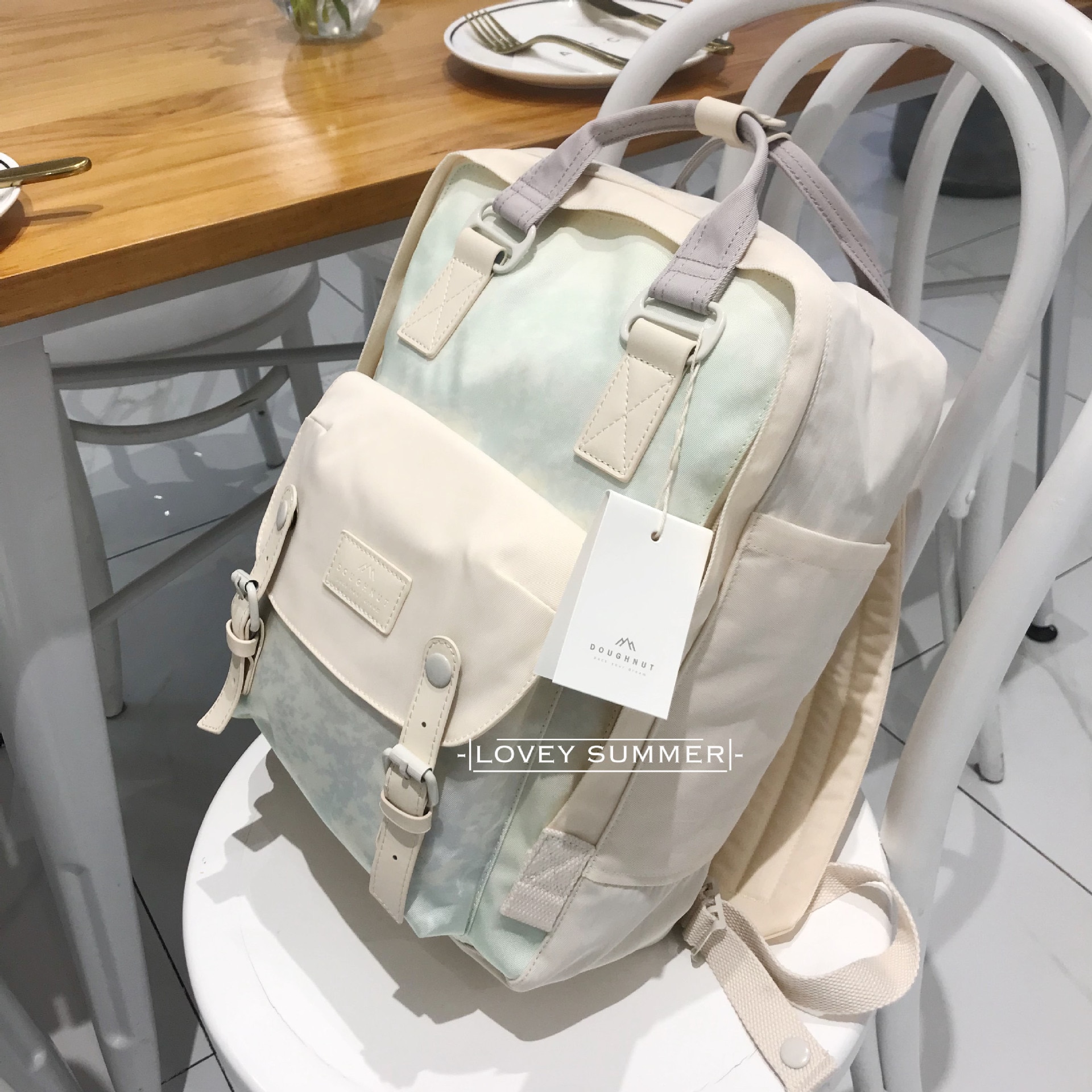 Mochila de viaje de viento de Hong Kong ins para hombres y mujeres, nueva mochila escolar de ocio de para actividades al aire libre: Large Unicorn