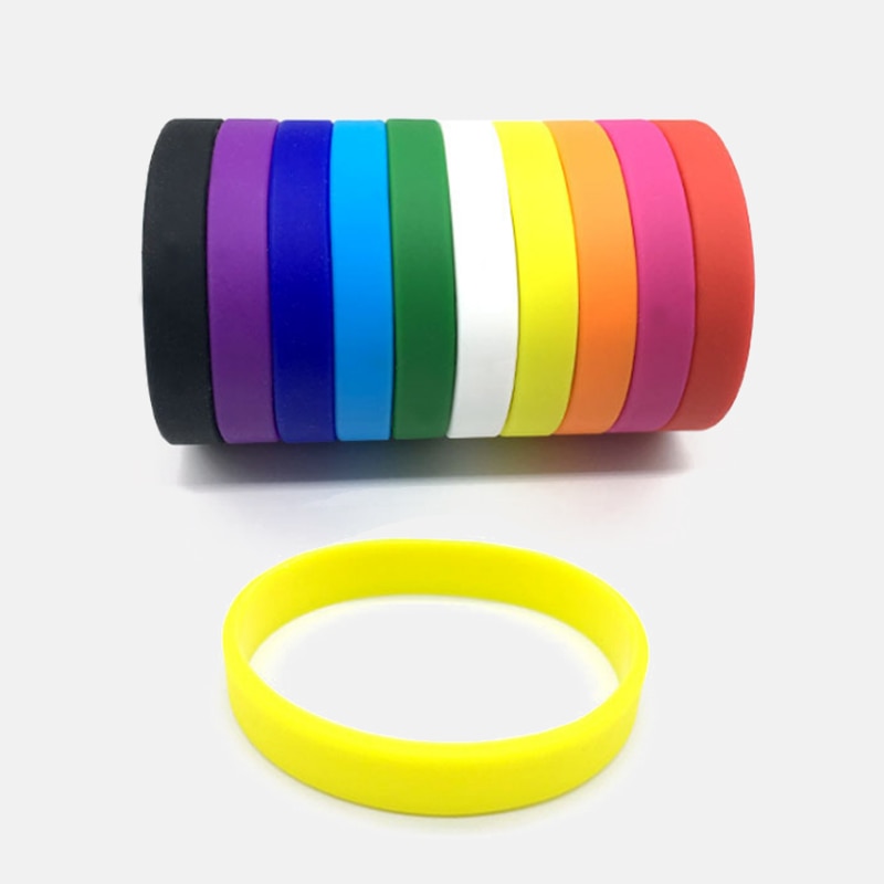 Silicone Rubber Wristband Basketball Sports Wristbands Flexible Hand Band Cuff Bracelets Casual For Women Men Hand Accessories