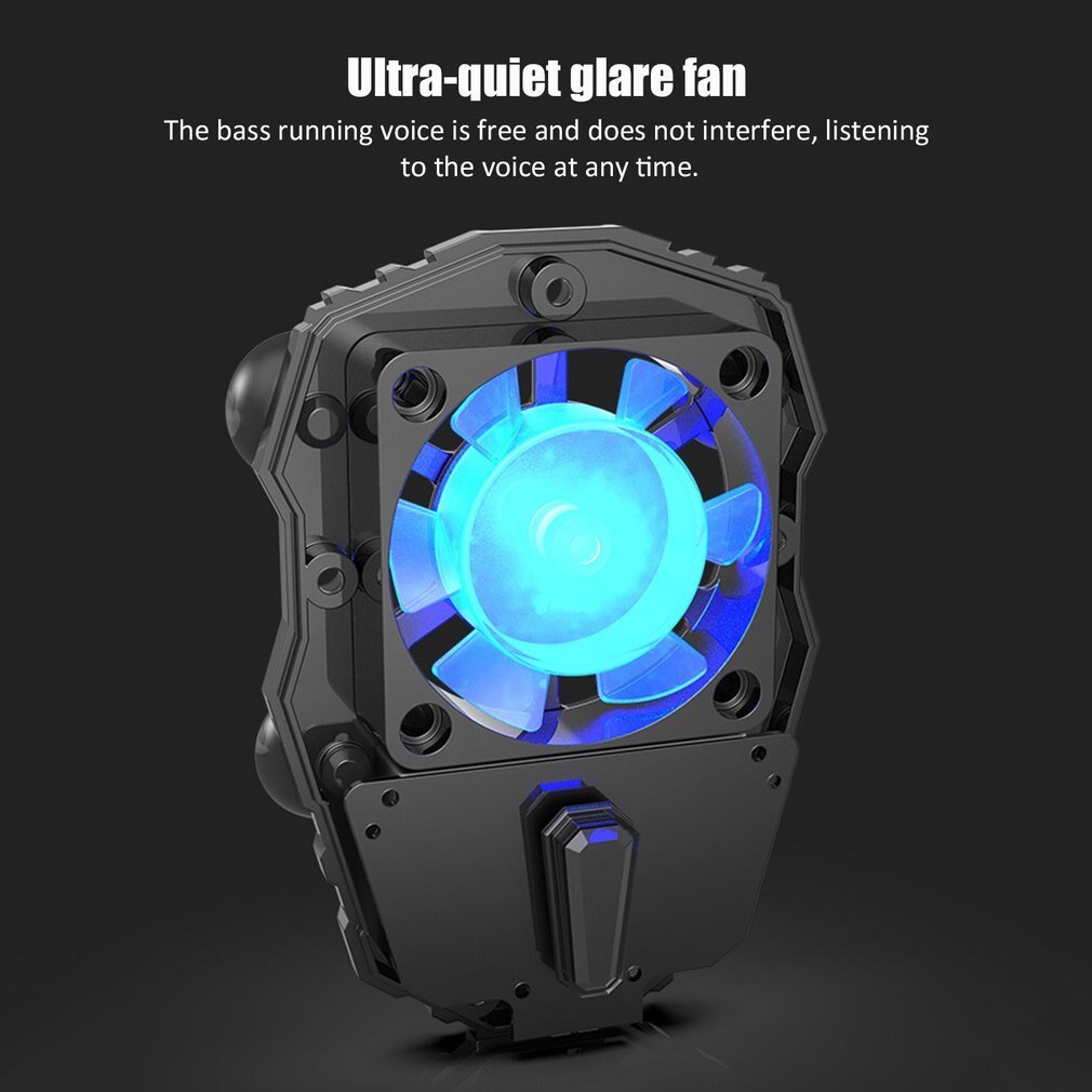Shillin-Mini radiador para videojuegos con luz LED, ventilador de viento frío, mando para iPhone Plus, XS Pro, Huawei P30 Pro, Mate 30, Xiaomi