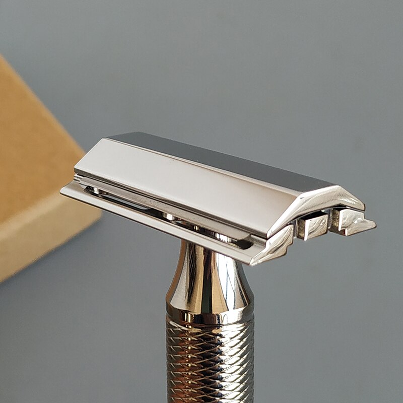 Dscosmetic S9 parallel head 316L stainless steel double edge safety razor