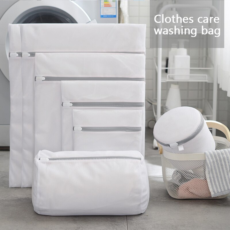 16 Size Mesh Polyester Laundry Wash Bags Laundry Bag Coarse Net Laundry Basket Laundry Bags for Washing Machines Mesh Bra Bag