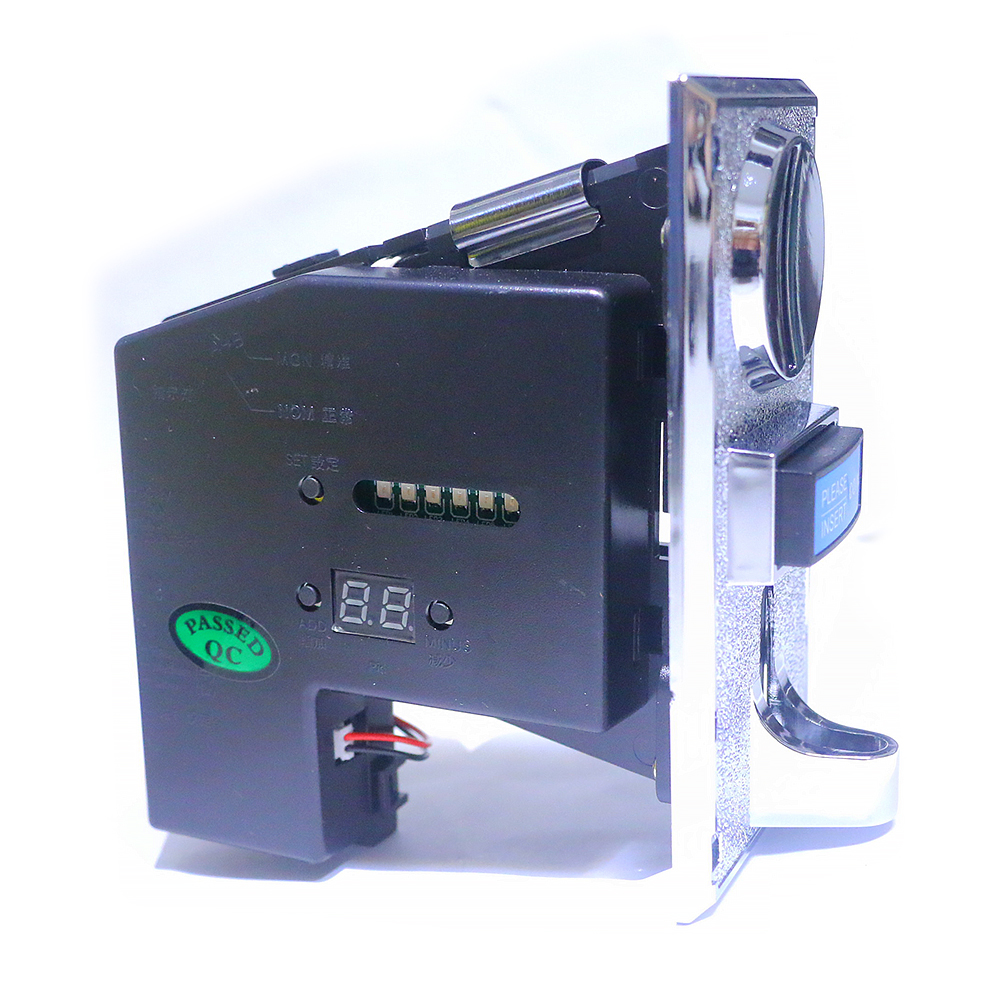 Multi-møntacceptor spil toknes mekanisme slto automat flipperspil dele med 4 -bens kabel til claw crane neo geo arkade