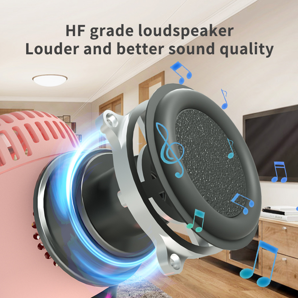 TANALAZ K39 Microphone National K Song Bluetooth Home TV Children Singing Wireless Microphone Sound Integration Microphone