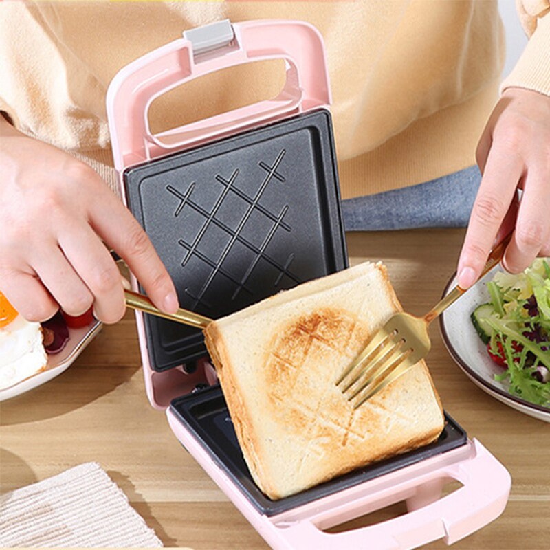 Sandwich Maker Breakfast Machine Toaster Machine Home Light Food Waffle Maker Multi-Function Heating Toast Pressure Toaster