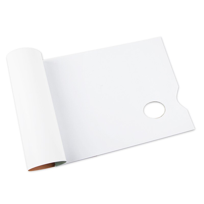 Paleta de papel CONDA con 40 hojas 23*30,5 cm paleta de pintura blanca para pintura suministros de arte al por mayor