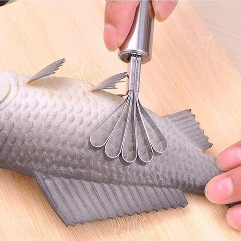 Afeitadora de coco de acero inoxidable, utensilios de cocina, herramientas para fruta, accesorios para mariscos, herramientas de escalas multifunción para limpiar peces