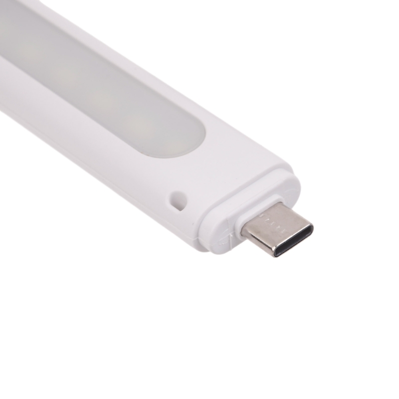 Kleines USB-LED-Licht mit 10 LED-Perlen, Mini-Nachtlampe, Micro-USB- oder Typ-C-Schnittstellen für Powerbanks und Laptops
