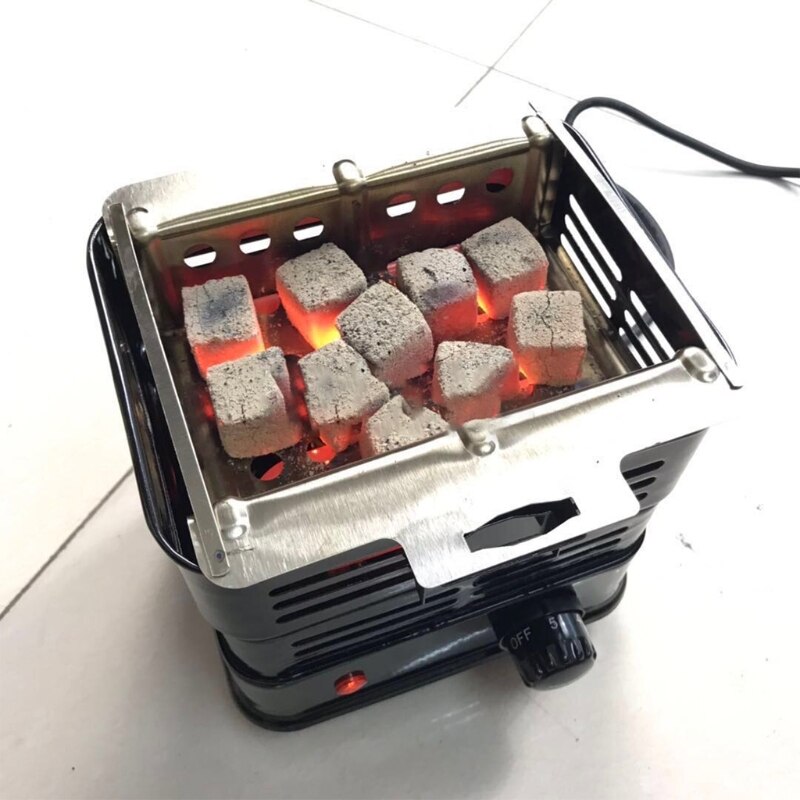 Mini estufa de carbón portátil, quemador eléctrico, placa calefactora, horno de cocina para el hogar