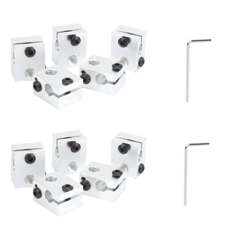 kit thread repair kit 2 Sets Printer Heater Block Aluminum End Hesting Part Accessories 20x16x12mm stainless