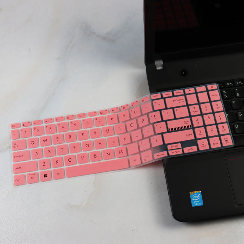 Dla Asus Vivobook 15 2023 F1504 X1504 X1504ZA X1504VA X1504Z X1504V 15.6 cala silikonowa klawiatura laptopa pokrywa skóry: Brązowy