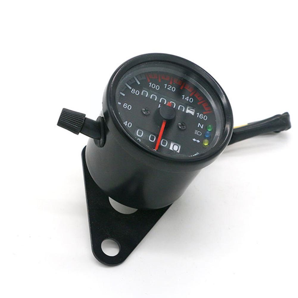 Universal Motorcycle Speedometer Odometer 12V Motorcycle Indicator Speed Speedometer Dual ​​Meter LED With Motorcycle G9W7