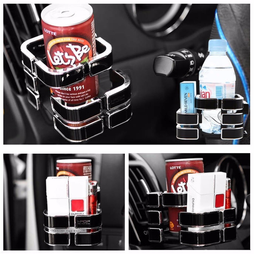 1pc abs svart lastbil fordon dryck flaska mugg telefon hållare universal bil auto