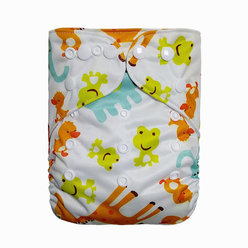 3-15KG Baby Cloth Diaper With 1pcs 4-layers Insert Washable Nappies ECO-Friendly Diaper Pocket Adjustable Reusable Cloth Diapers: M001