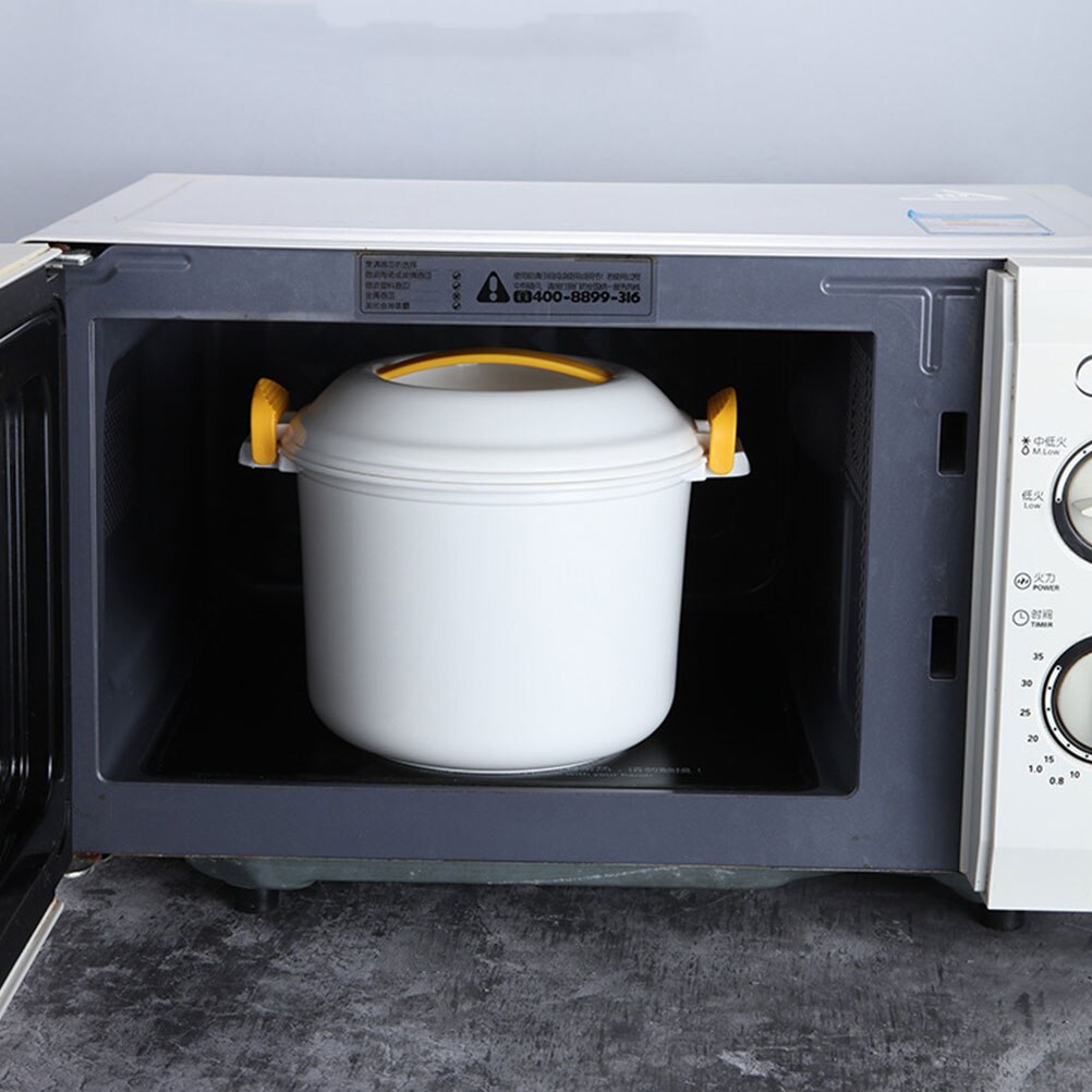 Olla arrocera para microondas, práctica olla arrocera multifuncional para microondas