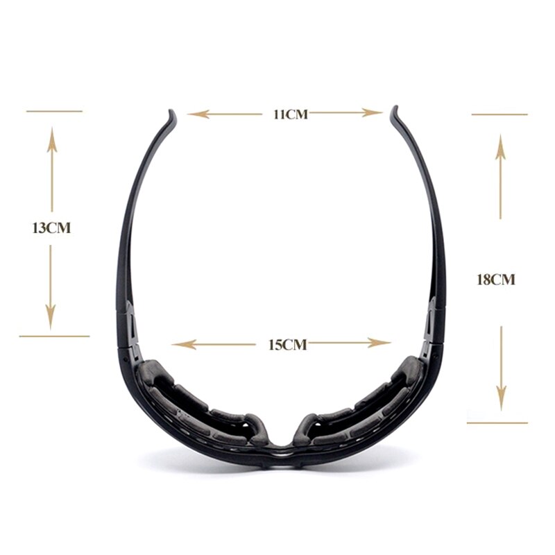 Anti-Glare Night Vision Driver Goggles Night Driving Enhanced Light Glasses Sunglasses Goggles with 4 Lens Color