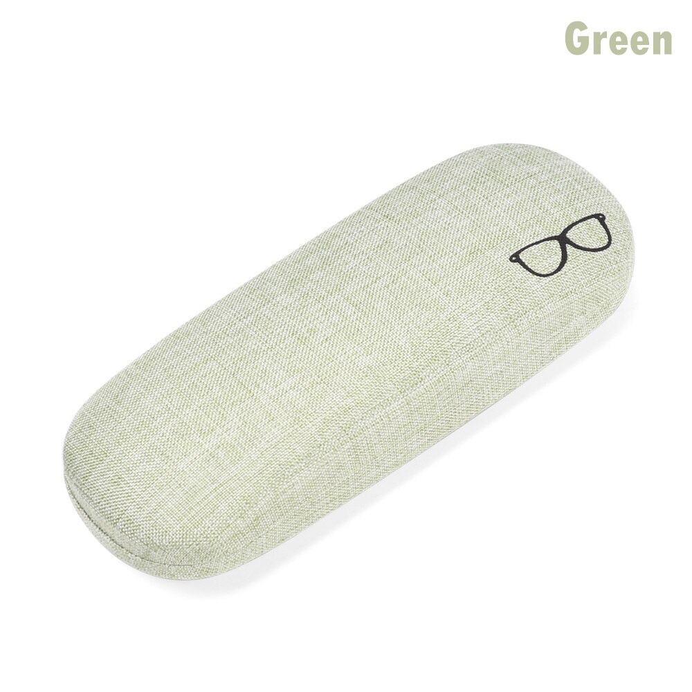 1Pc Unisex Magnet Glasses Box Women Men Portable Sunglasses Case Optical Reading Eyeglasses Box Eyewear Protector: C-green