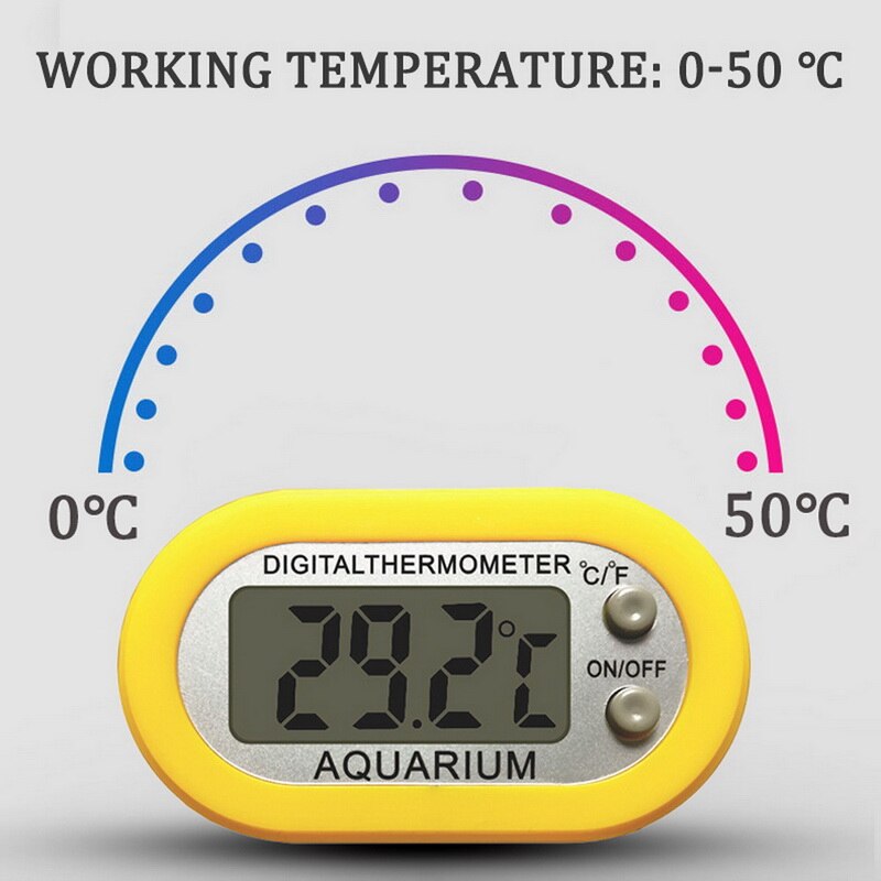 With probe LCD Digital Fish Tank Aquarium Thermometer Waterproof Submersible Water Temperature Meter Temperature Control