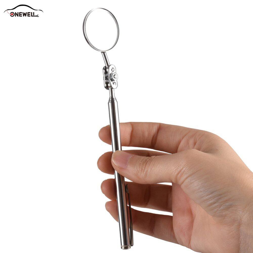 Automotive Telescopic Detection Lens Inspection Hand Tool Convex mirror Extending Car Angle View Pen