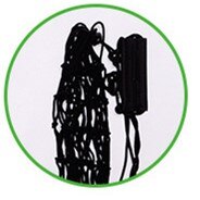 1 Pcs Handle Solo Soccer Kick Trainer with Ball Locked Net Football Ball Bungee Elastic Training Juggling Net Size: black