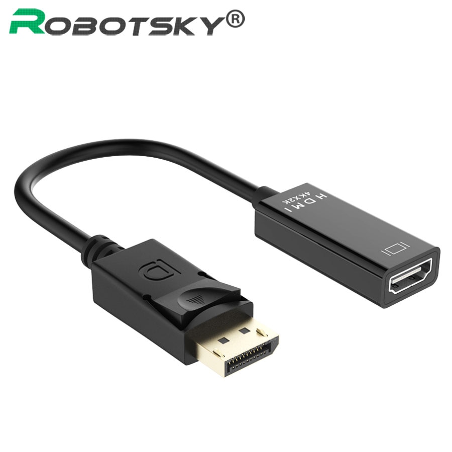DP to HDMI Compatible Adapter Display Port Male To Female Compatible Cable Converter Adaptor For Projector Laptop TV 4K2K