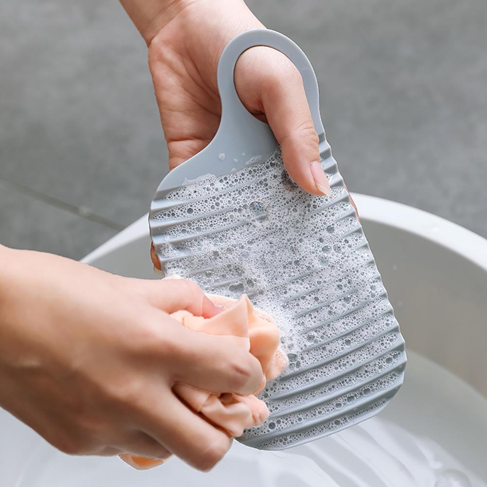 Corrosion-resistant Effective Soft Silicone Clothing Wash Board for Travel