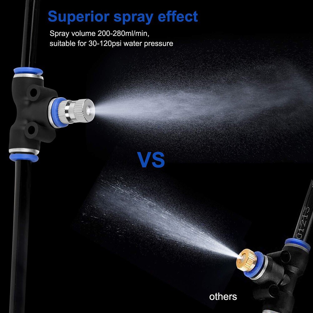 5-20M Verneveling Spray Cooling Water Mist Spuit Systeem Tuin Vernevelaar Outdoor Vernevelaars Voor Huis Tuin Irrigatie