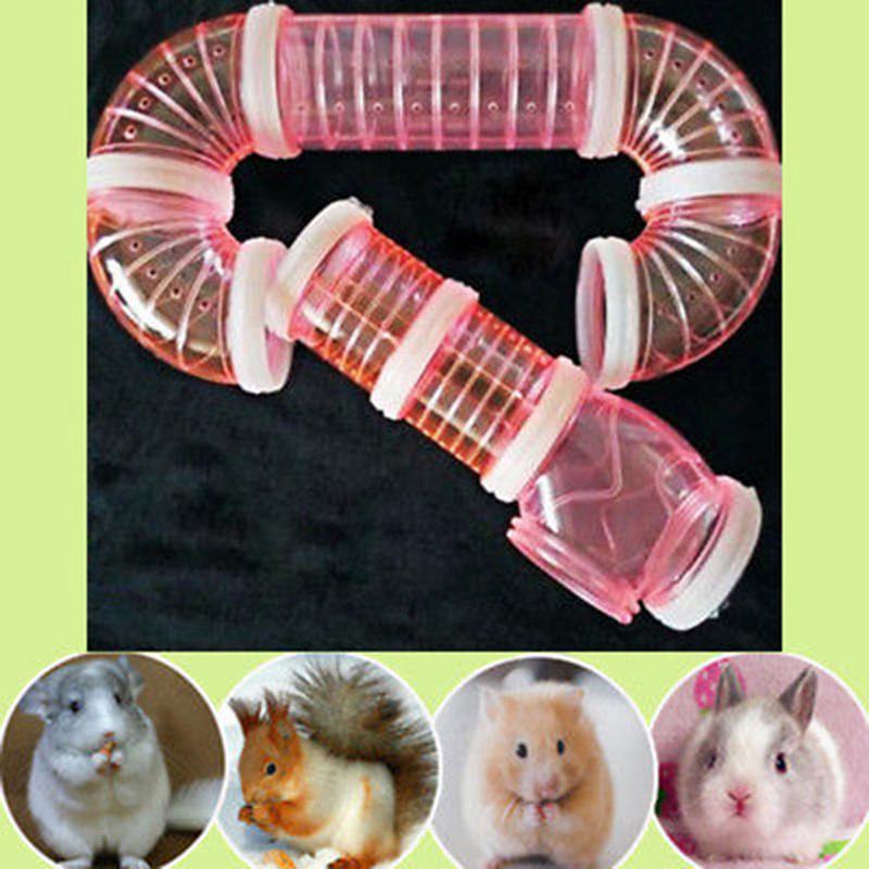 Tee itse ulkoinen putki tunneli hamsterin häkki pieni lemmikkieläinten putki kytketty reikiä tunneli kissan kani eläinlelu kuntourheiluun