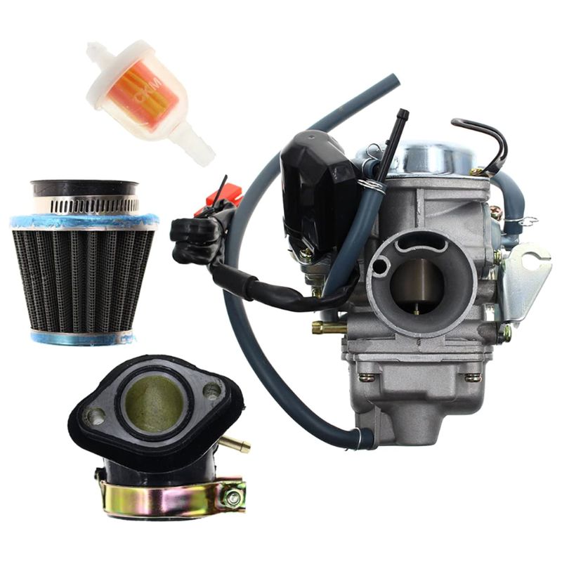 GY6 150cc Carburateur GY6 26Mm Carb Voor Kazuma Taotao Roketa Sunl Baja Eagle Chinese Go Kart Carb Met Lucht filter: Default Title