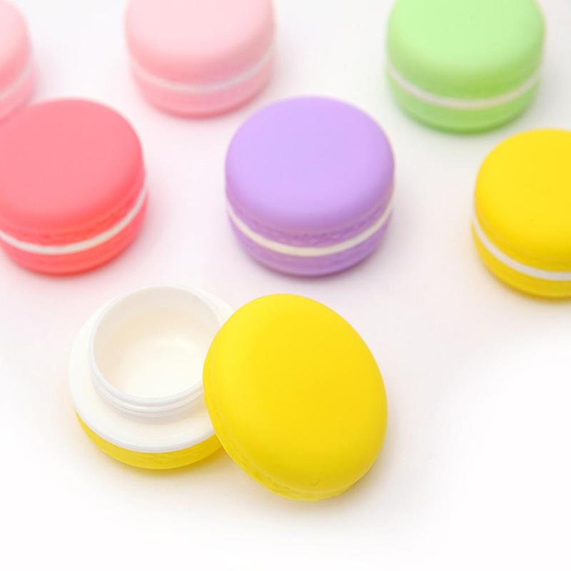 10g Macaron Candy Color Empty Cosmetic Containers Diy Lip Gloss Containers Travel Sub-bottling