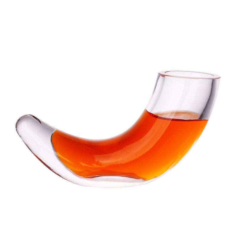 Spansk stil oksehorn snapseglass regnbue cocktailkopp bar nattklubb beruset brennevin vodka vinglass: misligholde tittel