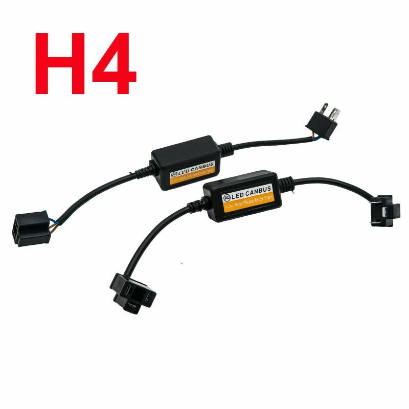 H7 LED Canbus Error Free Decoder For H4 LED Headlight Bulb Kits For Car Fog Lamps H7 9005 9006 9012 Adapter Anti-Flicker