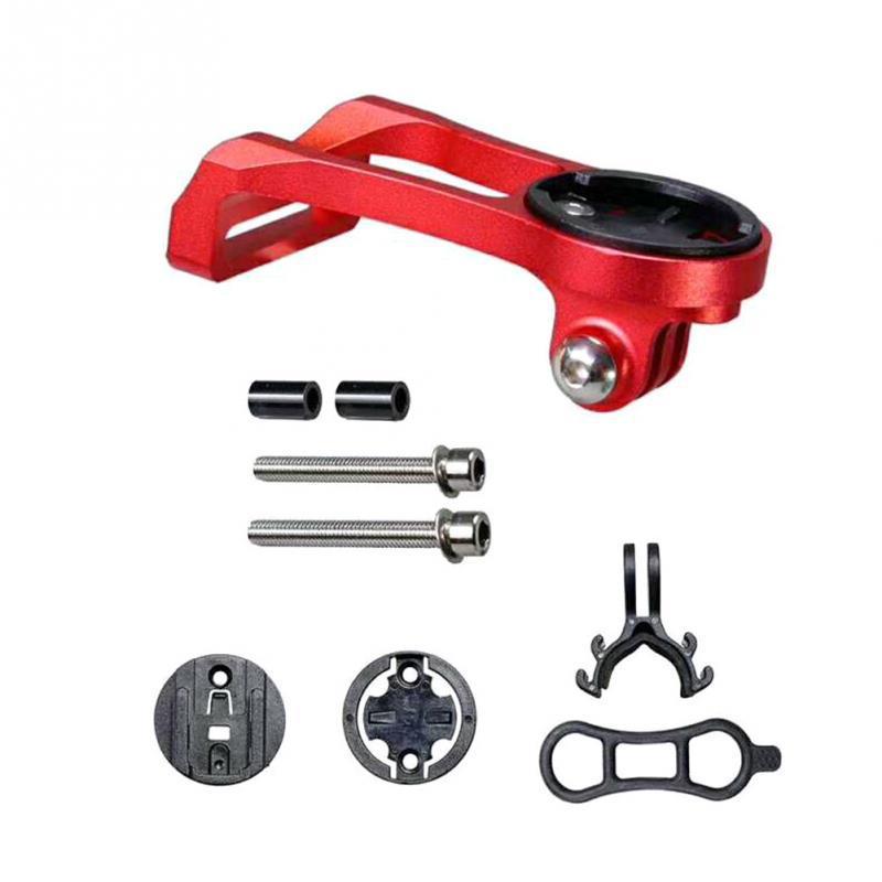 Road Bicycle Speed Meter Bracket Mount Holder Out Front Bike Stem Extension Support Holder for Speed Meter Expand Bracket: red