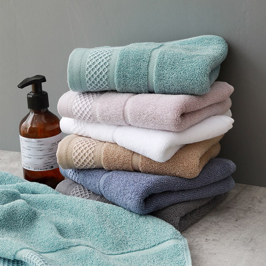 Geometric Face Towel Cotton Thick Soft Towels Hair Hand Home Hotel Spa Towel Adults Kids toalla de cara serviette