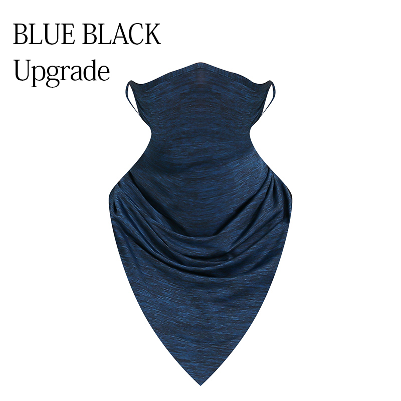 Triangle Summer Outdoor Sports Scarf Breathable Ice MTB Cycling Bandana Bicycle Headwear Ride Neck Mask Bike Headband Scarf: Red