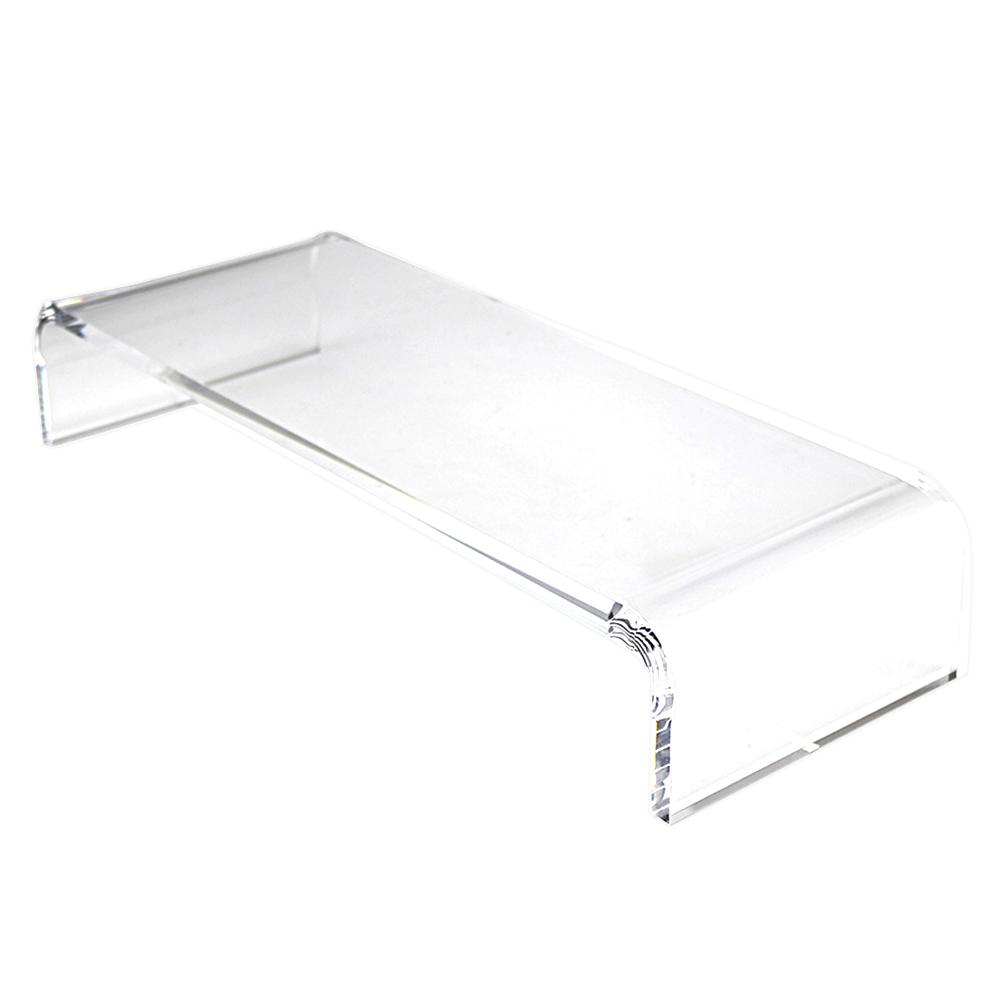 Premium Acrylic Computer Monitor Stand Neck Protection Multi-media Desktop Laptop Holder Desk Stand Computer Monitor Riser: Default Title