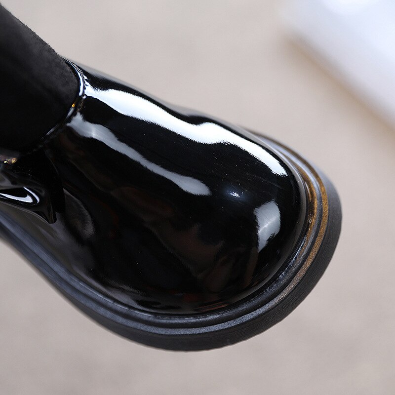 Herbst- und winterstiefel von Martin, koreanische mädchen; #39 ; reißverschluss hinten, prinzessinnen-stiefel, niedlich, plüsch, runder kopf