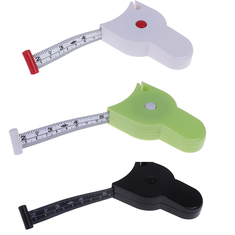 150cm/60 Inch Retractable Ruler Fitness Accurate Fitness Caliper Body Waist Chest Arms Legs Measuring Tape