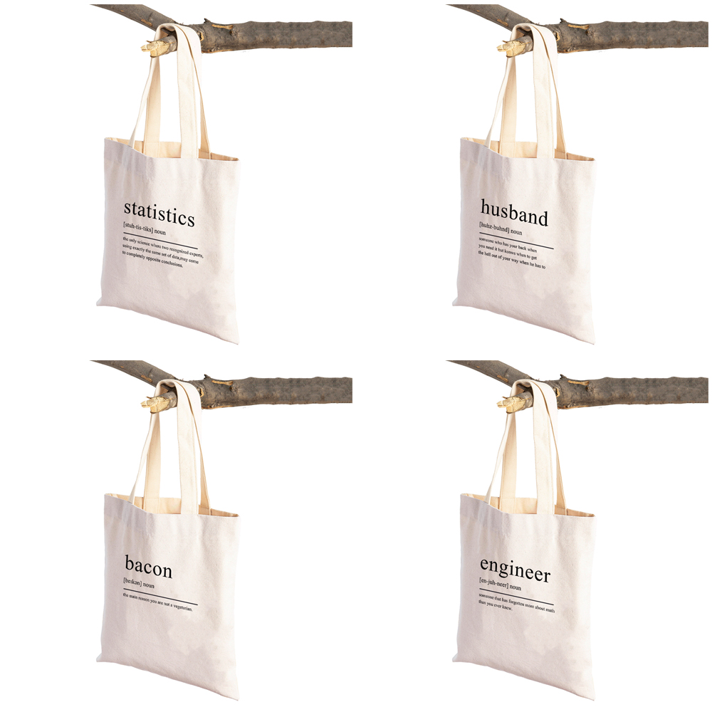 Morgen leraar avontuur dames shopper tas beide kanten schoudertas handtas kunst casual canvas dames boodschappentassen