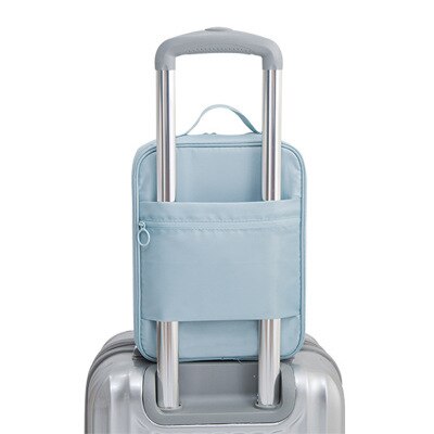 Sac à chaussures étanche en Nylon de couleur unie, sacs à chaussures, sacs de voyage, sac de rangement Portable à Double couche, sac de rangement sec et humide