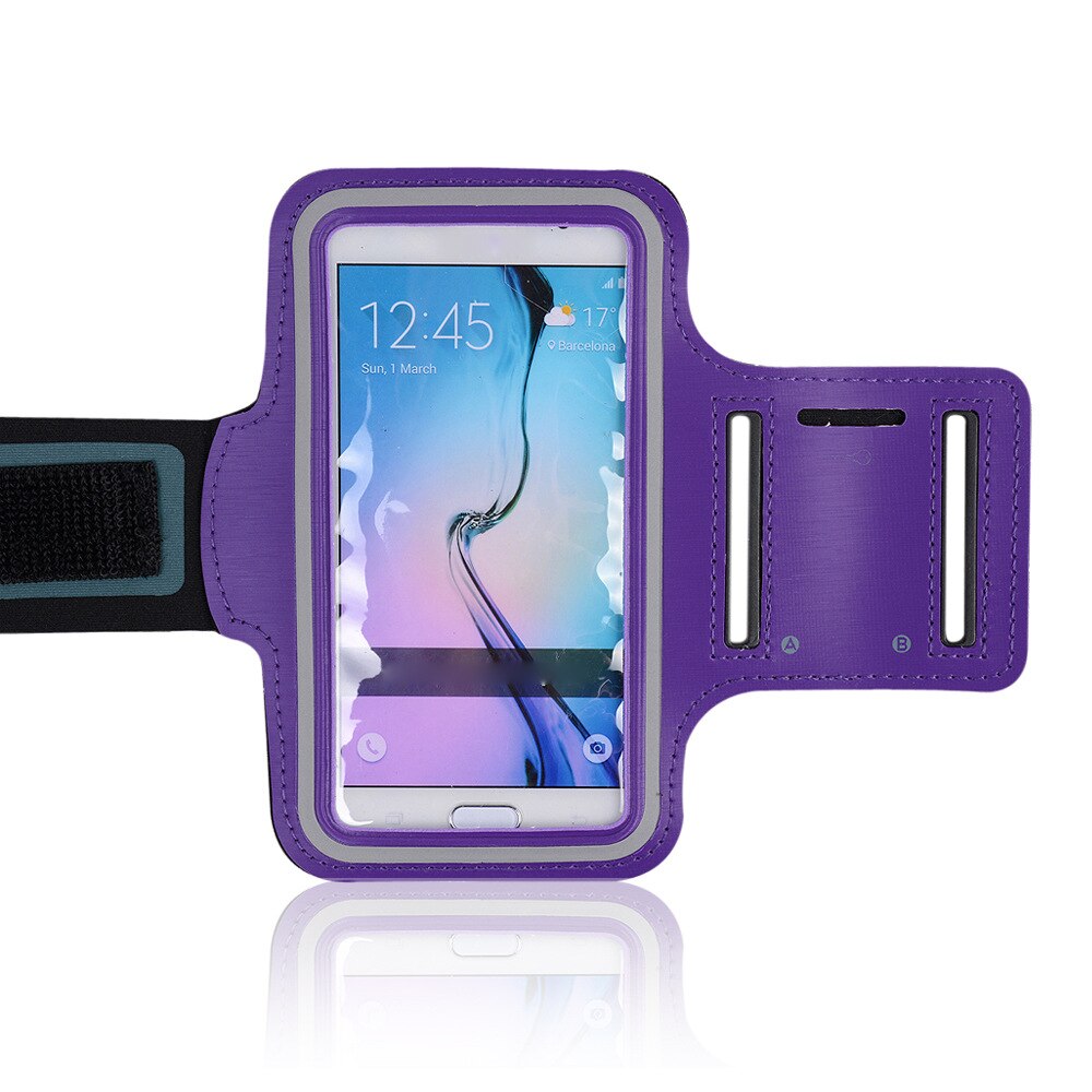 Telefono fascia Da Braccio per Samsung galassia S10 5G/S10 Lite/A91 6.7 "Borsa Da Palestra Corsa e jogging fascia di BRACCIO cintura esterna Della Copertura di Caso di sport Impermeabile: VIOLA