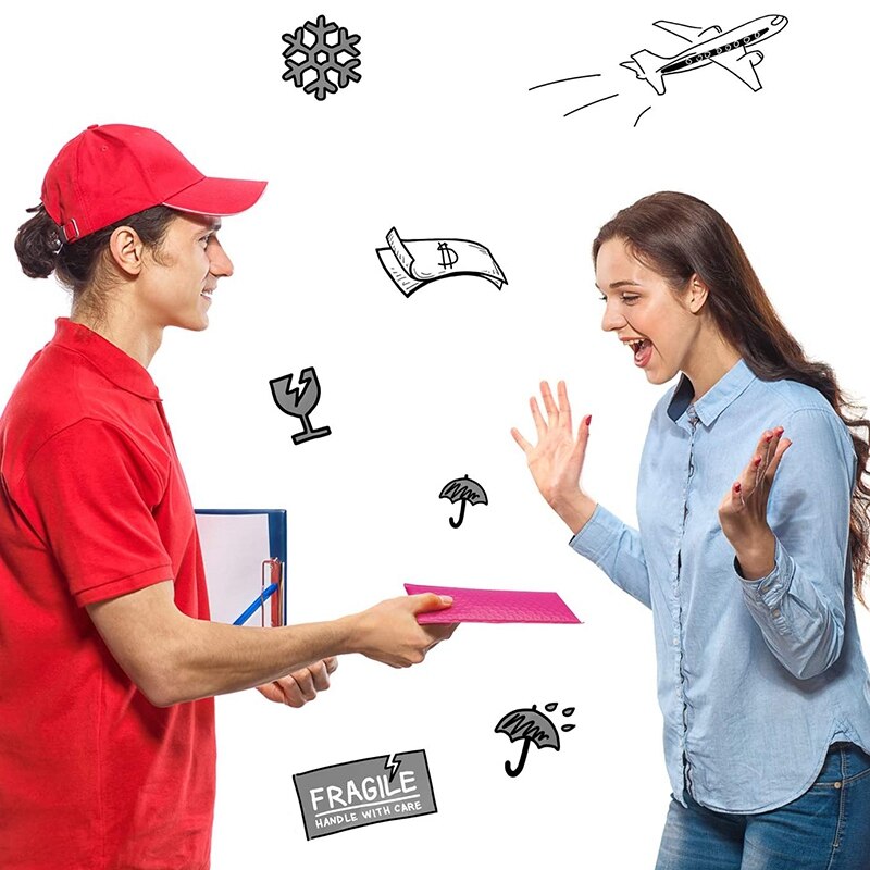 Nowość-50 sztuk torebka wysyłkowa z bańki polietylenowej (około 18x23 cm) wyściełanana koperta 000 torebka wysyłkowa z bąbelkami